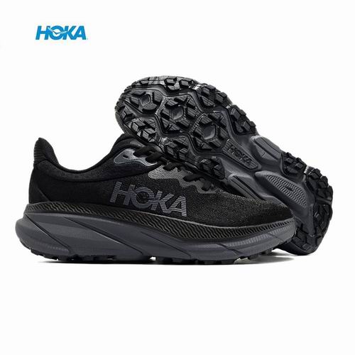 Cheap Hoka Challenger 7 GTX Men Women Running Shoes Black-07 - Click Image to Close